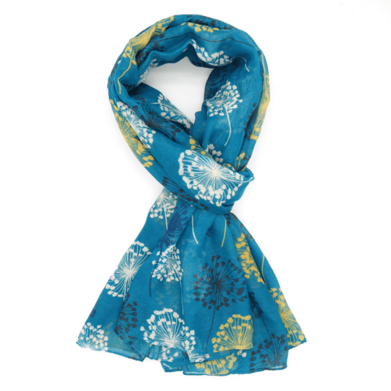 Watercolour Dandelions Lightweight Scarf - Simply Rye