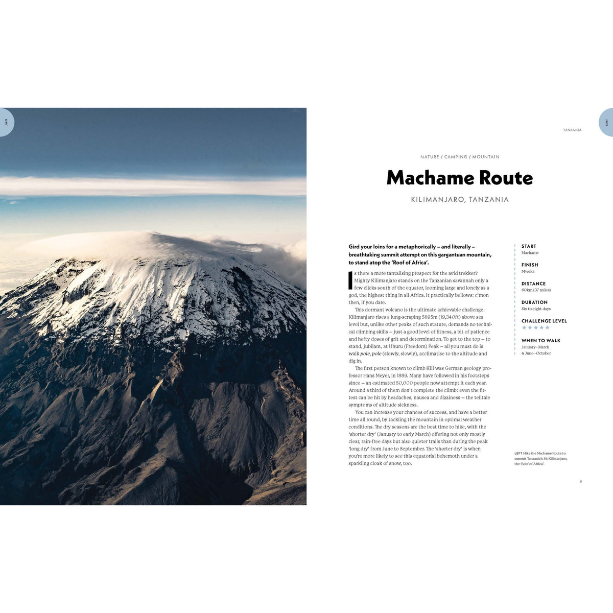 Where to Go When: Hiking Book - Simply Rye