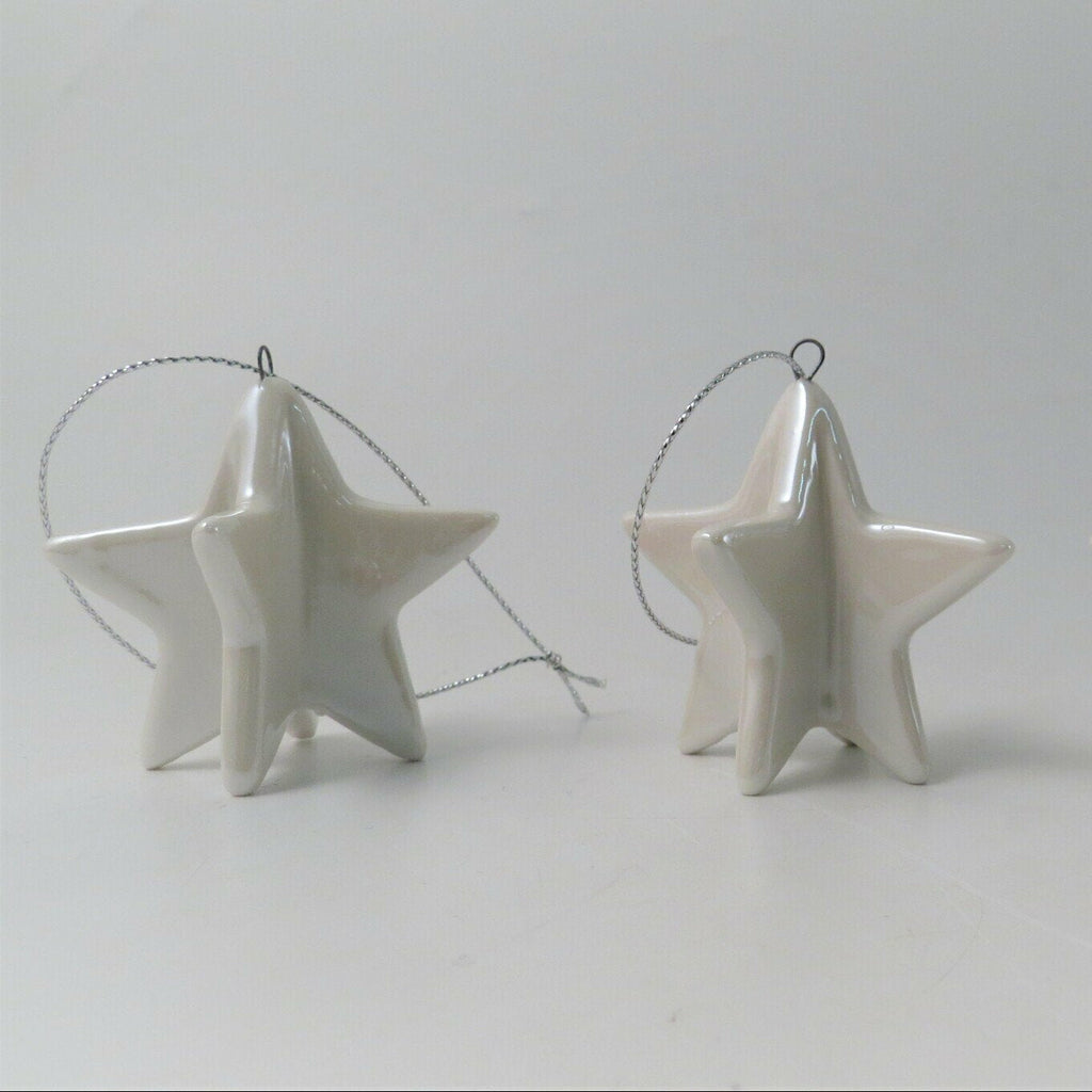 White 3D Star Decoration - Simply Rye
