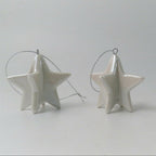 White 3D Star Decoration - Simply Rye