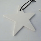 White Ceramic Star Christmas Decoration - Simply Rye