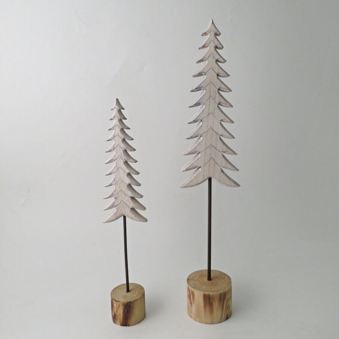 White Wooden Christmas Tree - Simply Rye