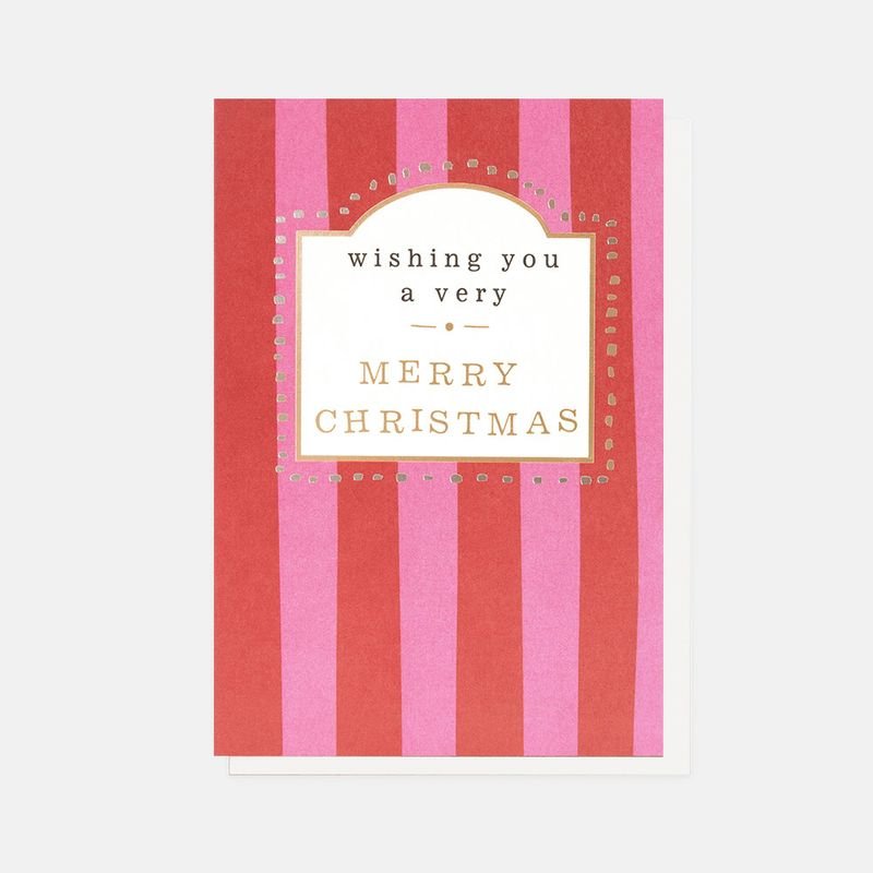 'Wishing You a Very Merry Christmas' Christmas Cards - Pack of 10 - Simply Rye