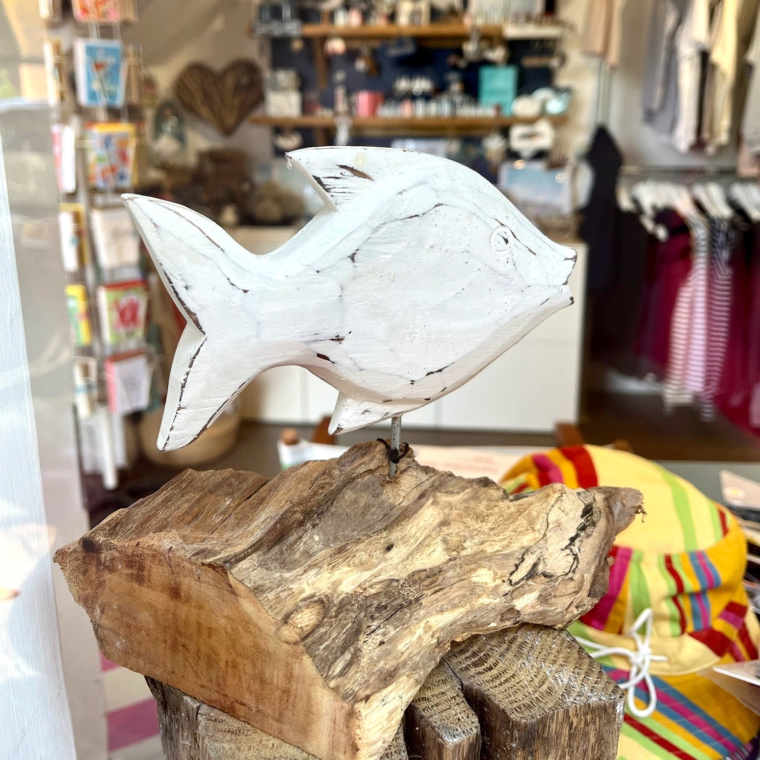 Wooden Fish on Driftwood - Simply Rye