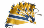 Yellow & Blue Striped Bunting - Simply Rye