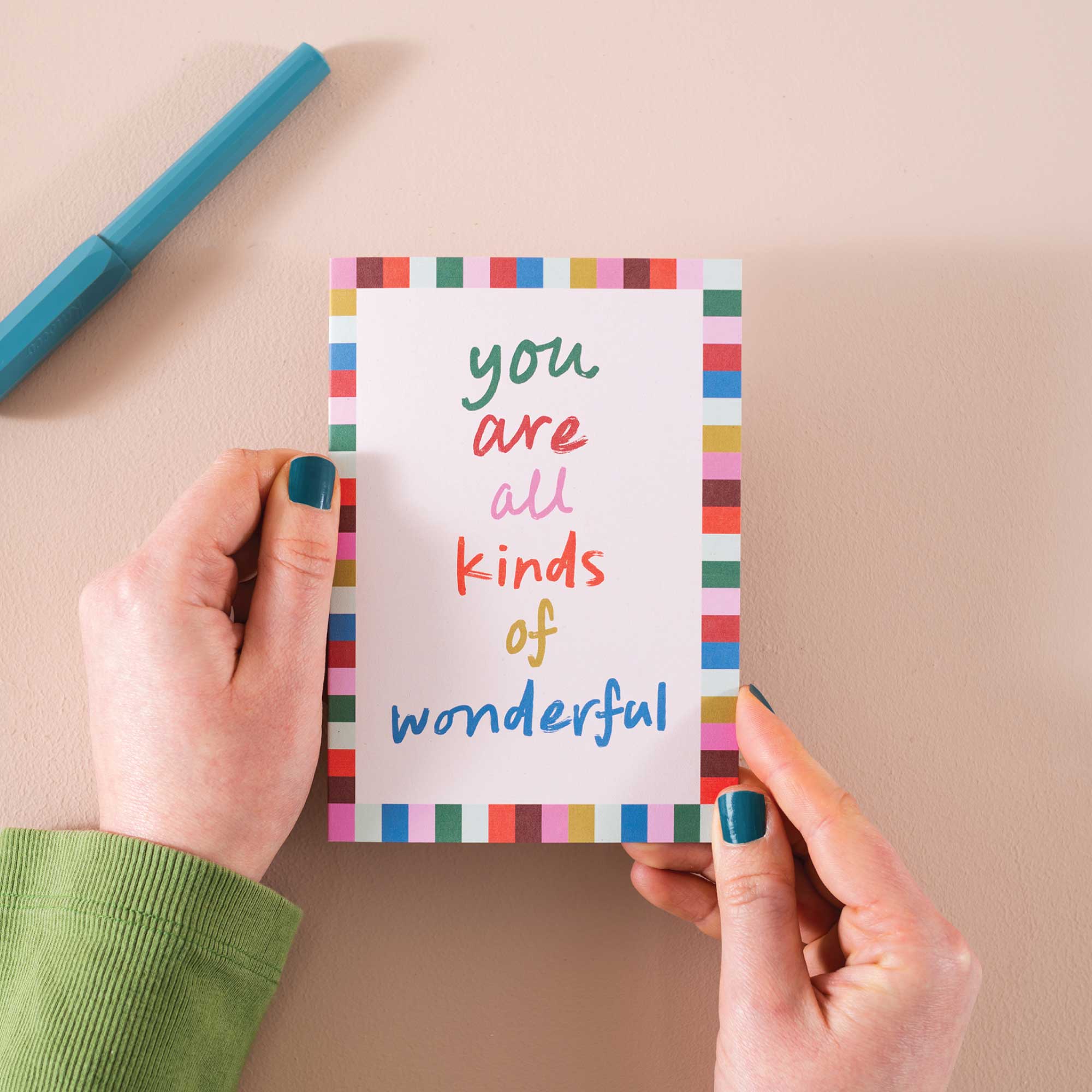 'You Are All Kinds Of Wonderful' Card - Simply Rye