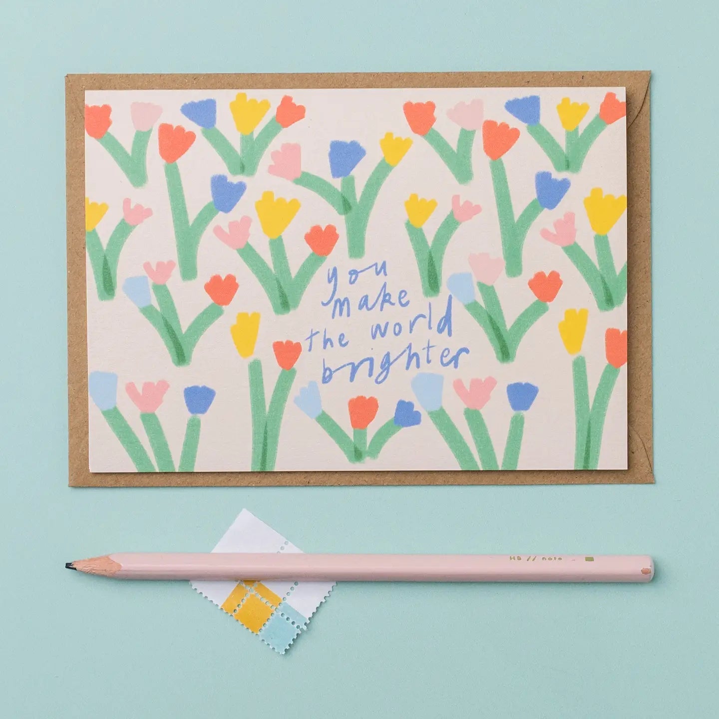 ‘You Make the World Brighter’ Card - Simply Rye